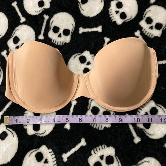 GAPBODY 34C Taupe nude smooth convertible strap strapless underwire t-shirt bra - Picture 6 of 12